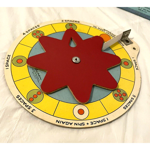 1957 RARE Game of Moon Tag Parker Brothers 1957 - Picture 9 of 10